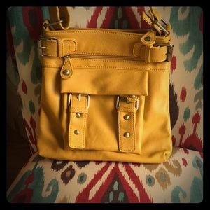 Golden yellow purse